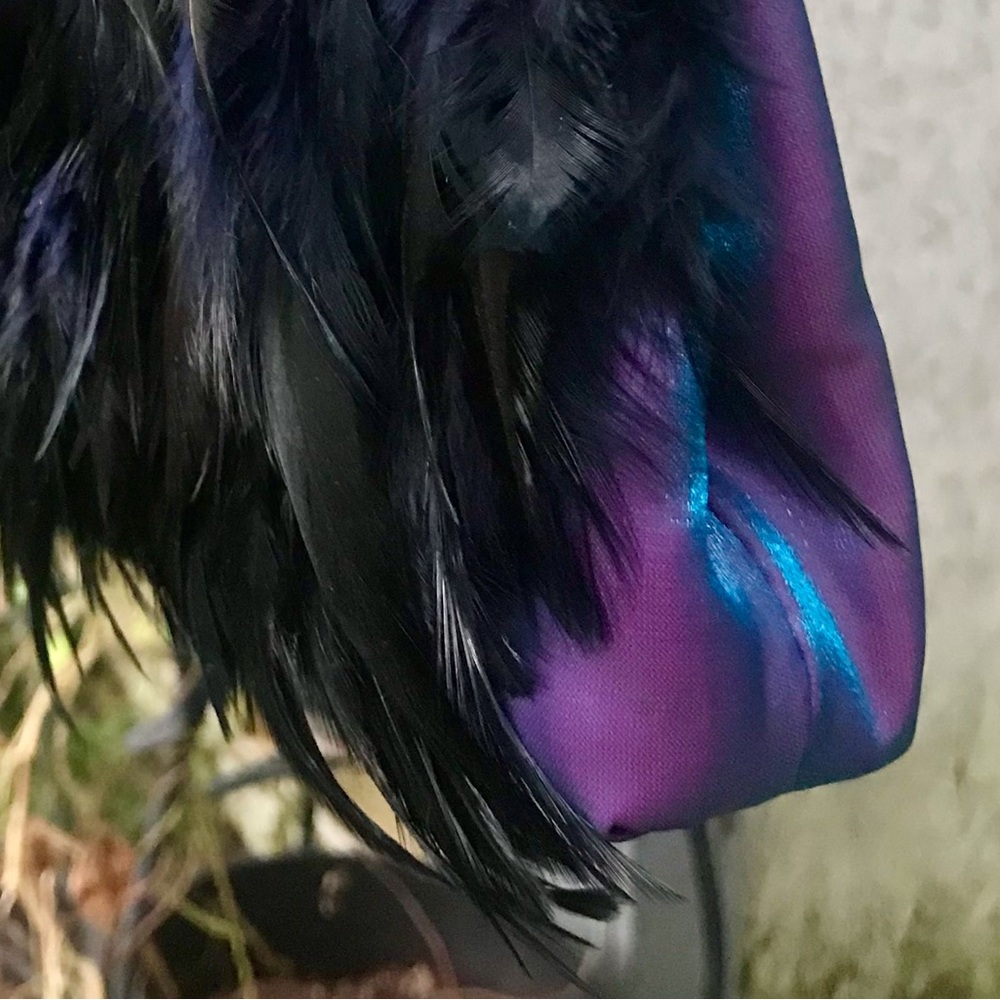 Jeanne Lottie Feathered Handbag